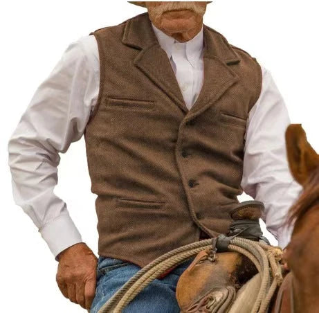 Nexvara™Heritage Tweed Waistcoat