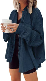 Waffle Knit Shacket