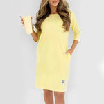 Nexvara™ Loose Casual Tee Dress