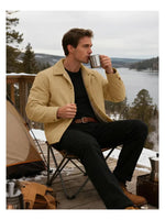 Sherpa-Lined Corduroy Jacket
