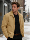 Sherpa-Lined Corduroy Jacket