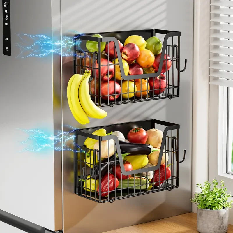 Nexvara™Magnetic Refrigerator Spice Rack