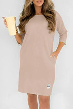 Nexvara™ Loose Casual Tee Dress