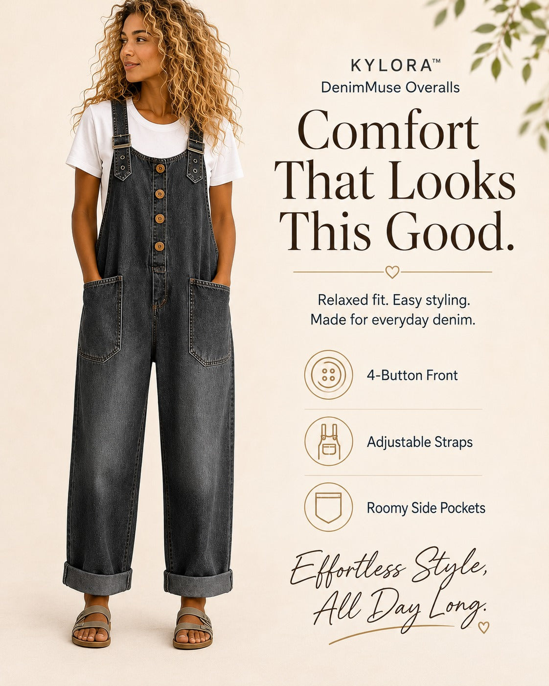 Nexvara™DenimMuse Overalls