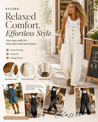 Nexvara™DenimMuse Overalls