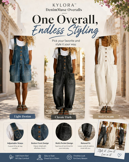 Nexvara™DenimMuse Overalls