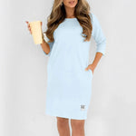 Nexvara™ Loose Casual Tee Dress