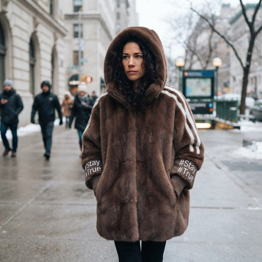 Nexvara™ Luxury Plush Hooded Winter Coat